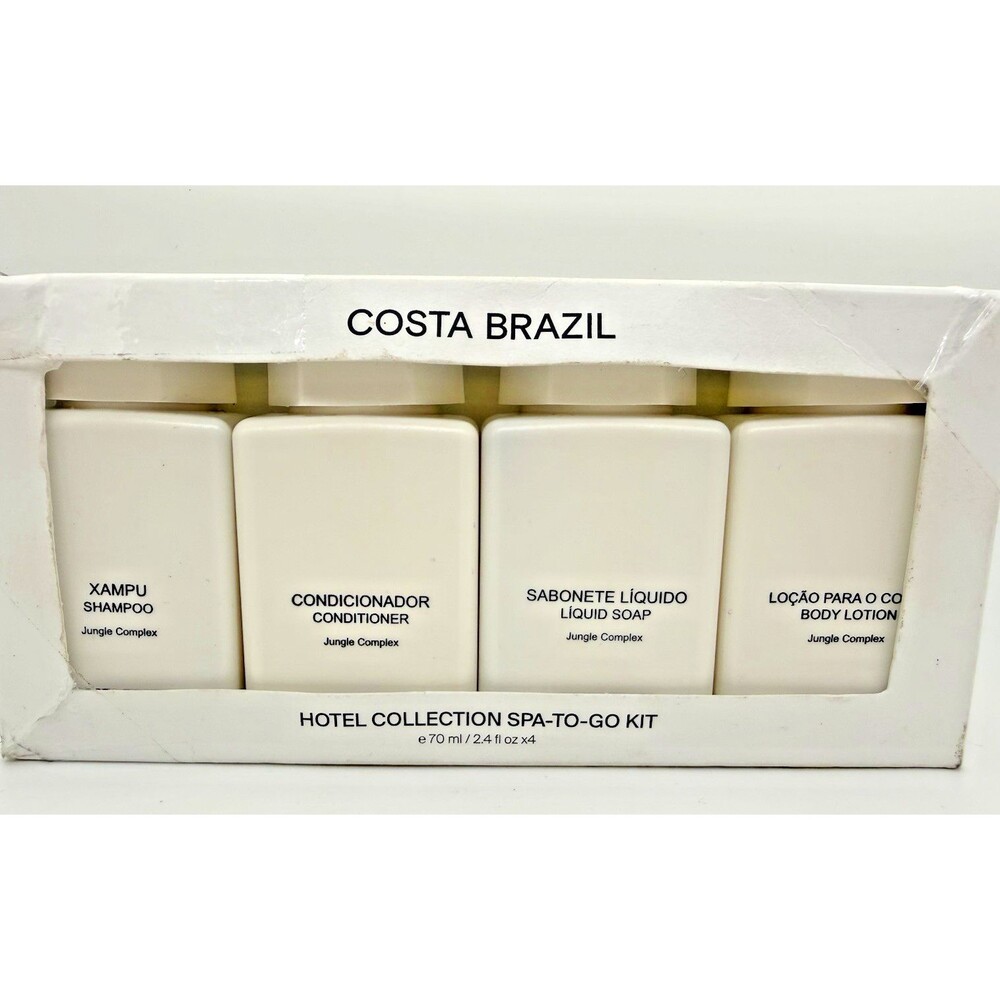 Costa Brazil Hotel Collection Spa To Go Kit Travel Size‎ 4Pc Set NEW in a Box